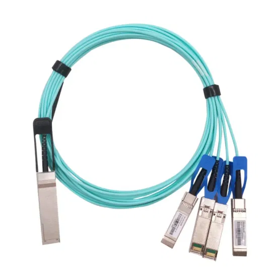 4SFP28에 주문을 받아서 만들어진 10g 25g 40g 100g Aoc 1m 3m 5m 7m 활동적인 광케이블 100g Qsf28 - 양립한